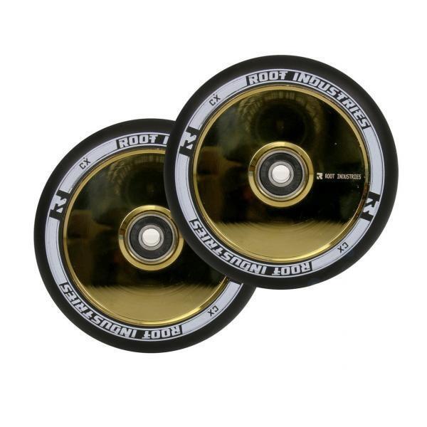 Root Industries Air 120mm Roues Trottinette Freestyle Gold Rush      6950€    ROOT Root Industries Air 120mm Roues Trottinette Freestyle Gold RushVendu exclusivement en ligne   
