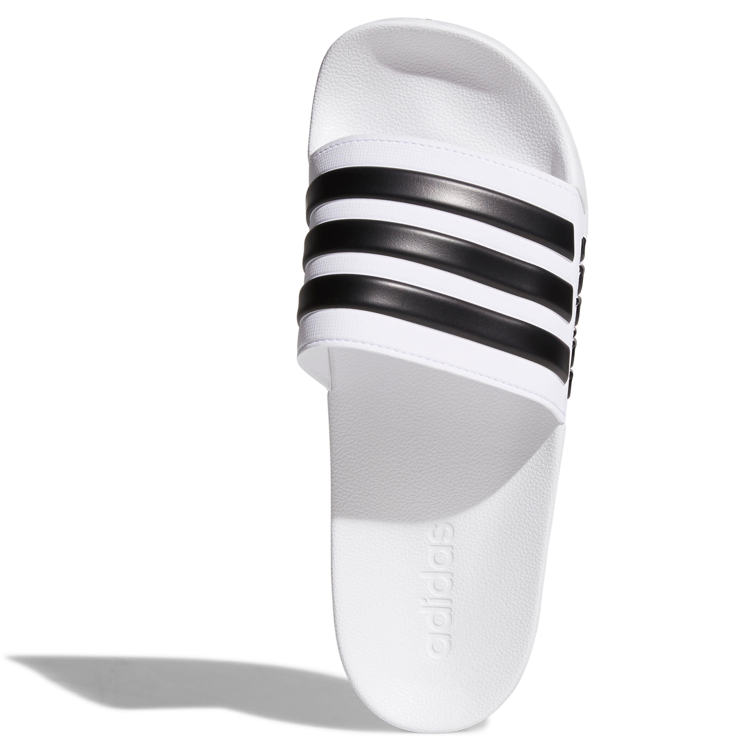 Tweedehands - Badslippers voor zwembad Adilette Shower wit - REDELIJK 3/5
