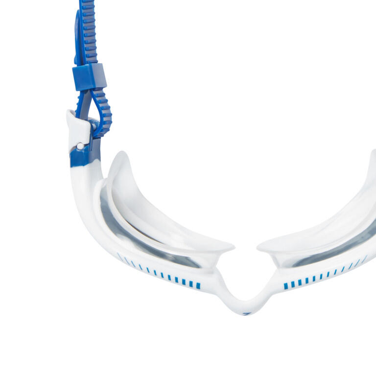 ZOGGS Tiger LSR+ Titanium Schwimmbrille verspiegeltes Silber Weiß/Blau 4/5
