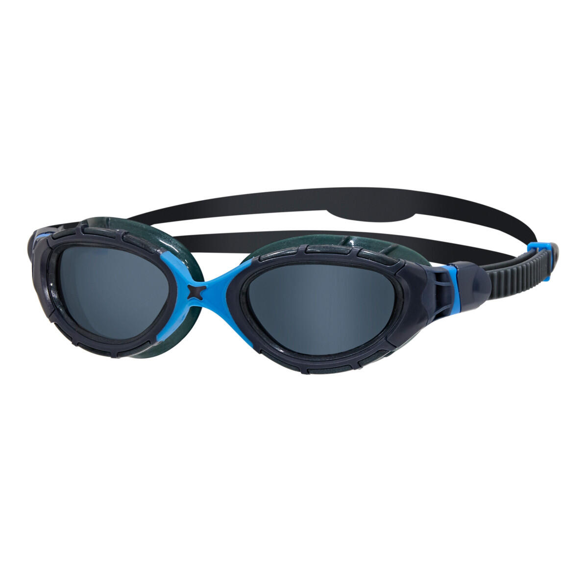 Zoggs - Lunettes De Natation Predator Flex, Verres Fumés, Taille Small, Gris Bleu - Lunettes De Natation - Gris|multicolore - Adulte - Decathlon