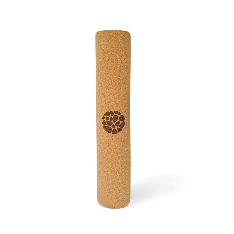 Yogamat Kurk - Extra Dik 5mm - Recycled - 183cm x 65cm