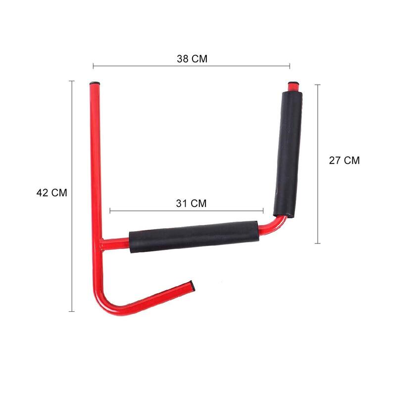 Suporte de parede para caiaque, canoa, canoa ou caiaque