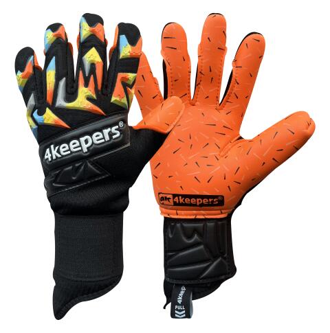 Rękawice bramkarskie męskie 4keepers Equip Flame NC 3/5