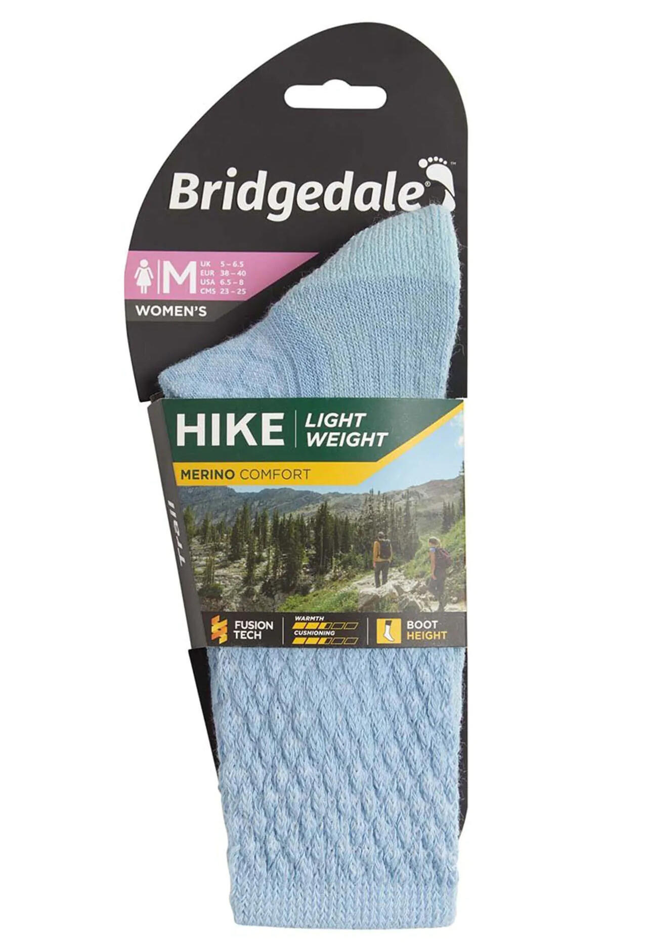 Bridgedale - 1 Paio Calzini Trekking Donna Lana Merino Comodi e Resistenti 5/7