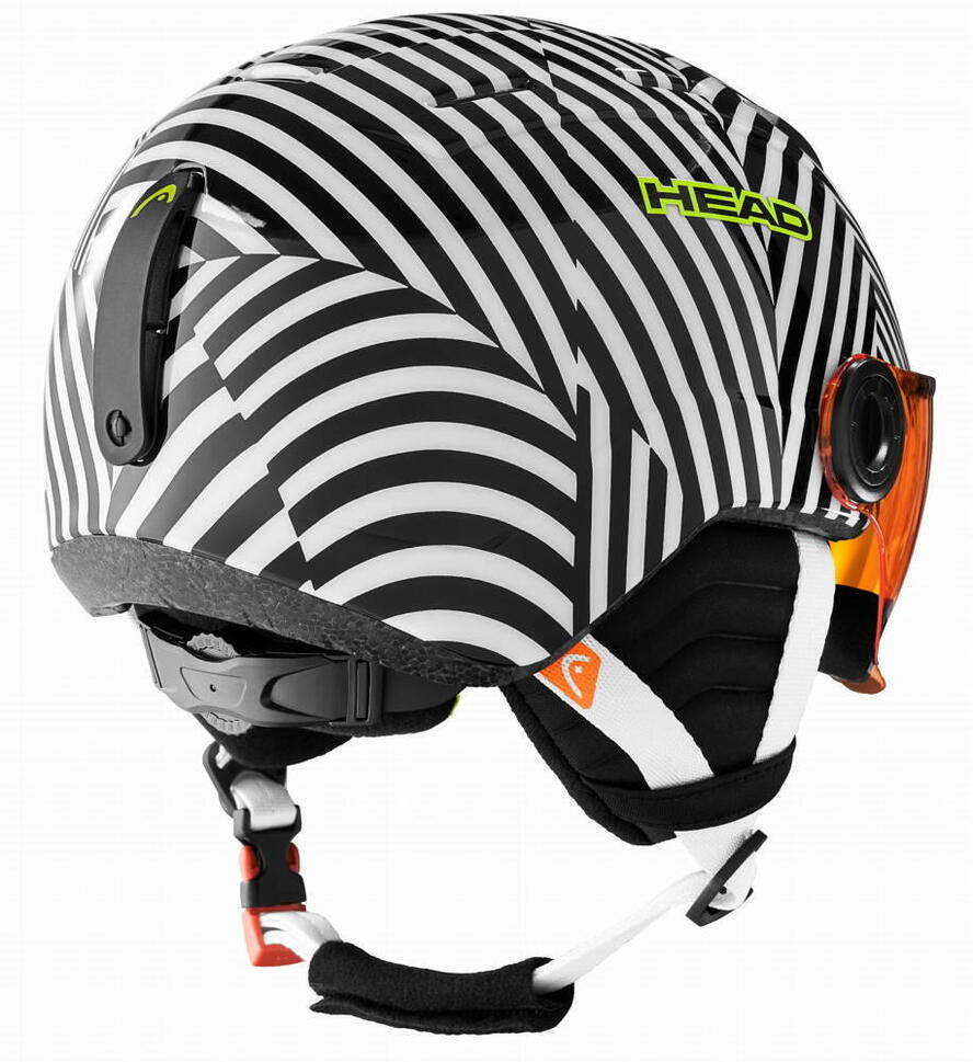 Kask narciarski dla dorosłych Head Mojo Visor z szybą czarny