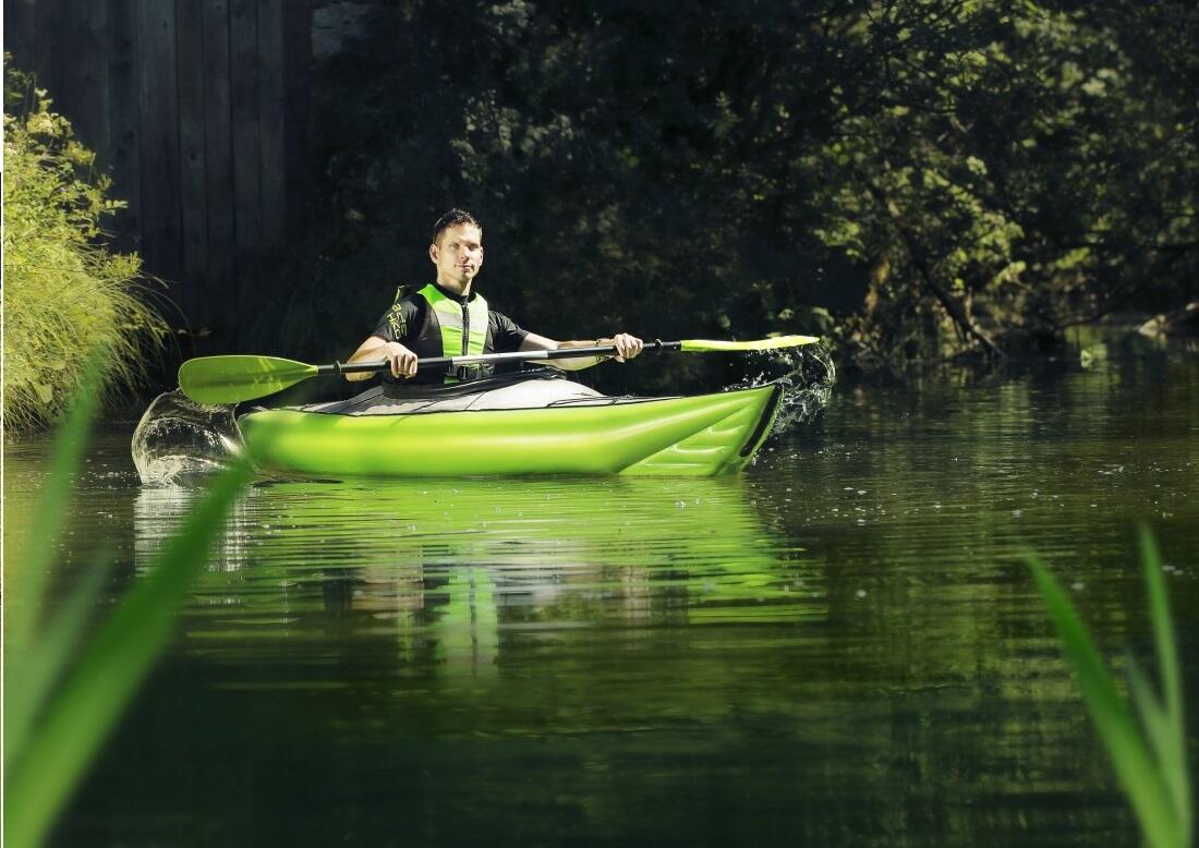 Kajak jednoosobowy z pokładem do pływania Gumotex Swing 1 4/5