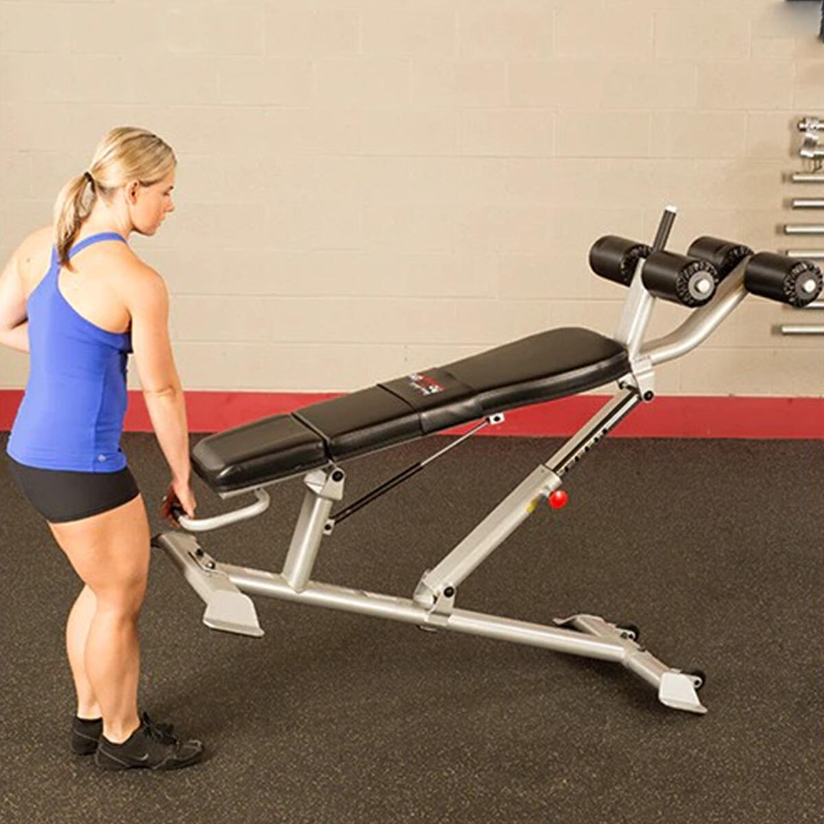 Banco de músculo abdominal - Pro Club Line Ab Bench SAB500 3/5