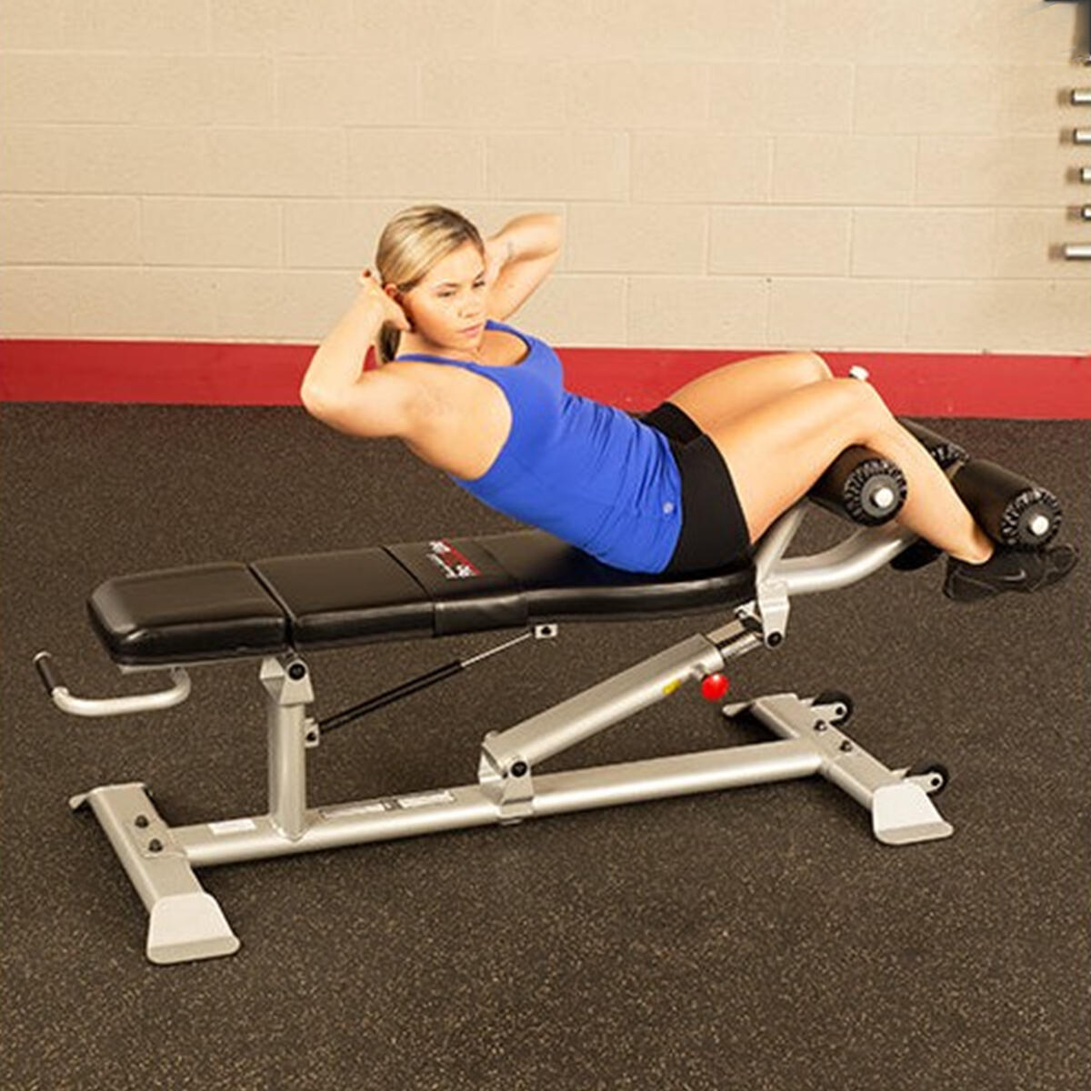 Banco de músculo abdominal - Pro Club Line Ab Bench SAB500 5/5
