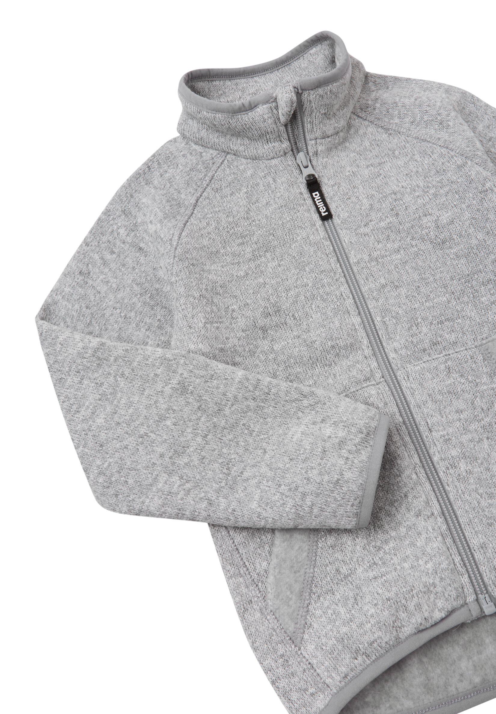 Giacca in pile per bambini Hopper Melange grigio 3/7