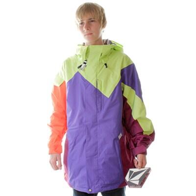 VOLCOM Falling Down Strobe Blue Jacket