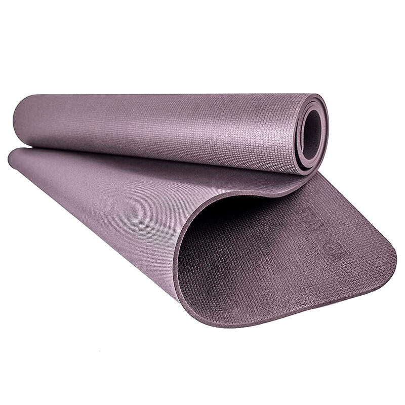 Esterilla de Yoga Balance Pro Color Gris 100% Poliéster Antideslizante Acolchada