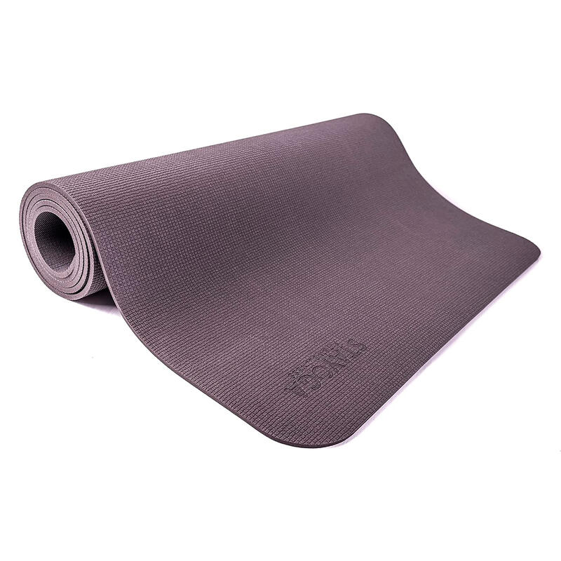 Esterilla de Yoga Balance Pro Color Gris 100% Poliéster Antideslizante Acolchada