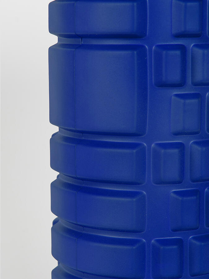 Yoga Studio SMR Trigger Point Grid Foam Massage Roller - Dark Blue 4/5