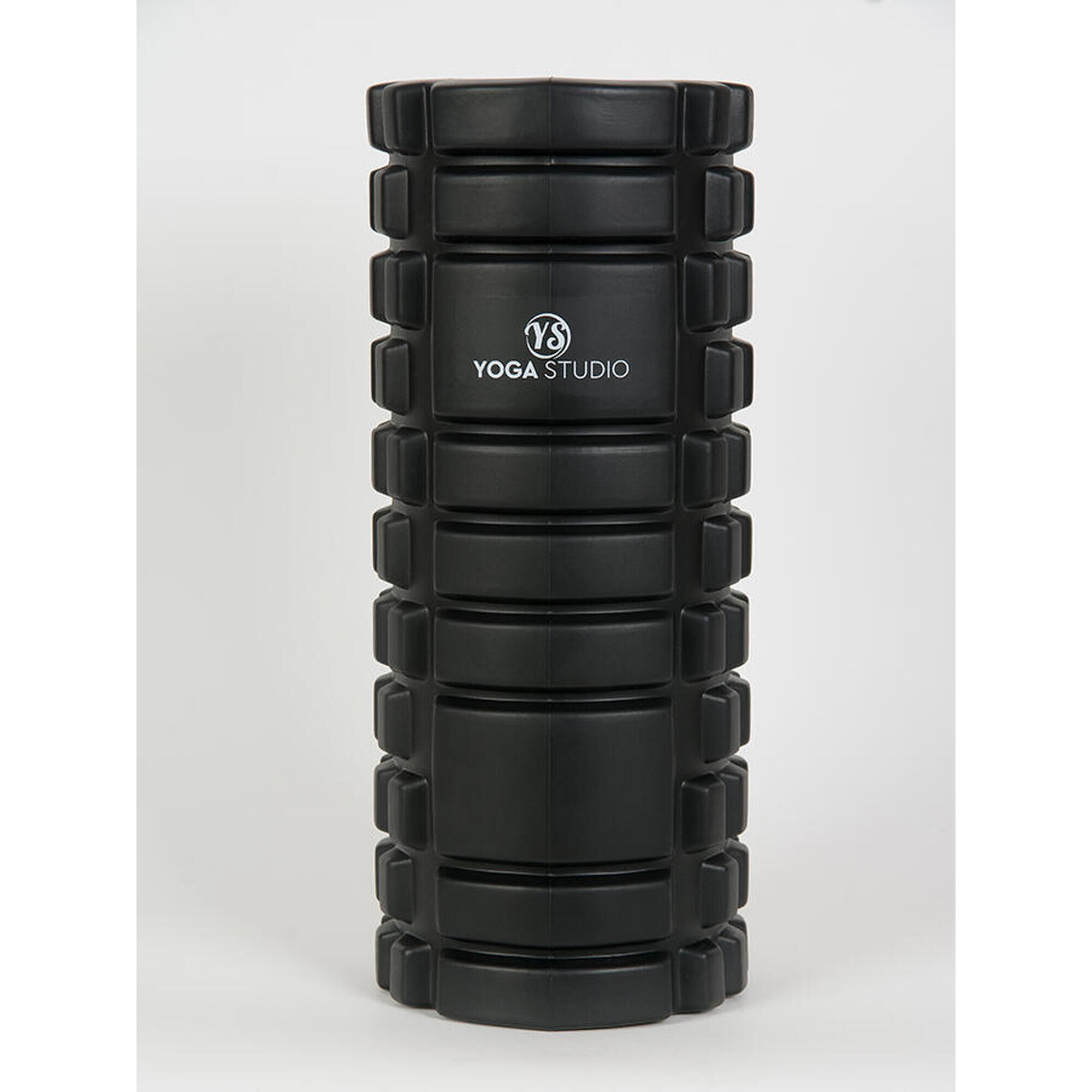 YOGA STUDIO Yoga Studio SMR Trigger Point Grid Foam Massage Roller - Black