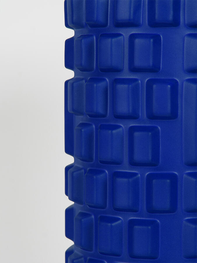 Yoga Studio SMR Trigger Point Grid Foam Massage Roller - Dark Blue 3/5