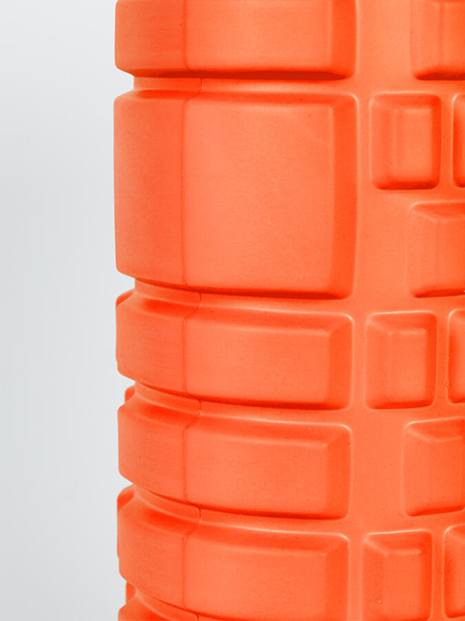 Yoga Studio SMR Trigger Point Grid Foam Massage Roller - Orange 3/5