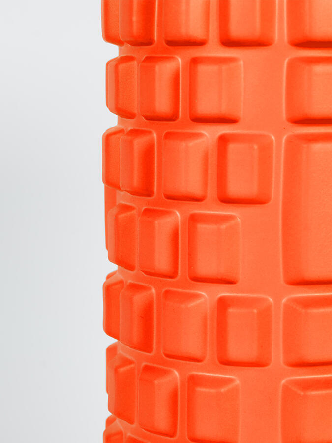Yoga Studio SMR Trigger Point Grid Foam Massage Roller - Orange 4/5