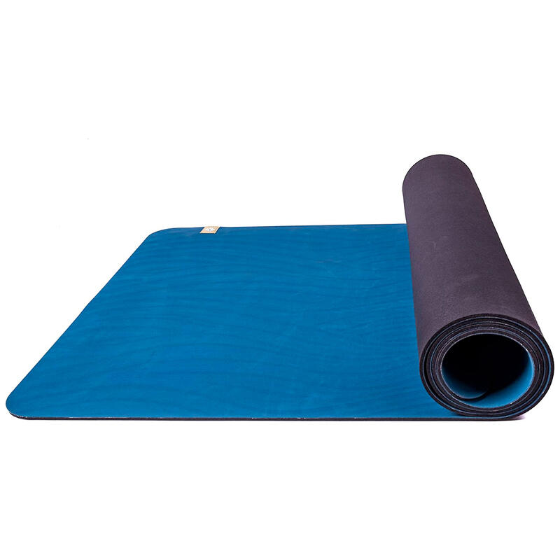 Maldito paquete película Esterilla de Yoga Phoenix Pro Azul/Negro 100% Poliéster orgánico.  Antideslizante | Decathlon