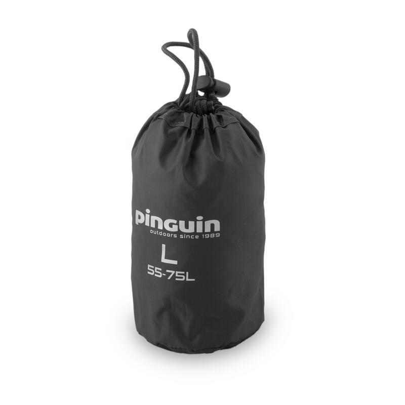 Husa ploaie rucsac Pinguin M 35-55 litri, neagra