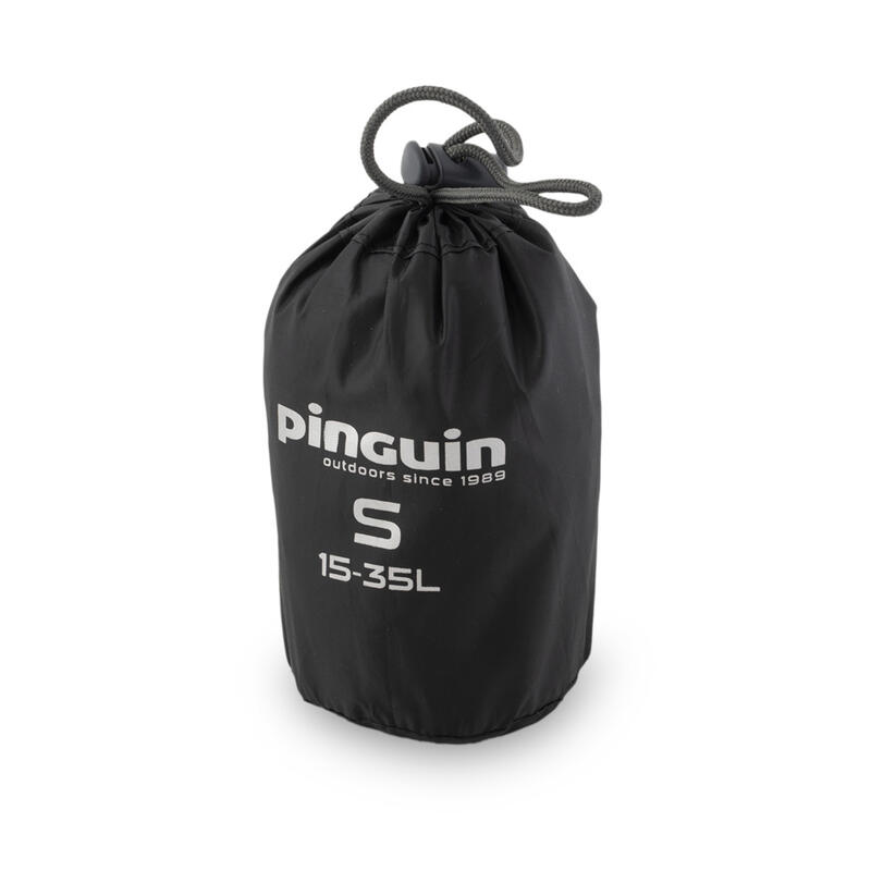 Husa ploaie rucsac Pinguin M 35-55 litri, neagra