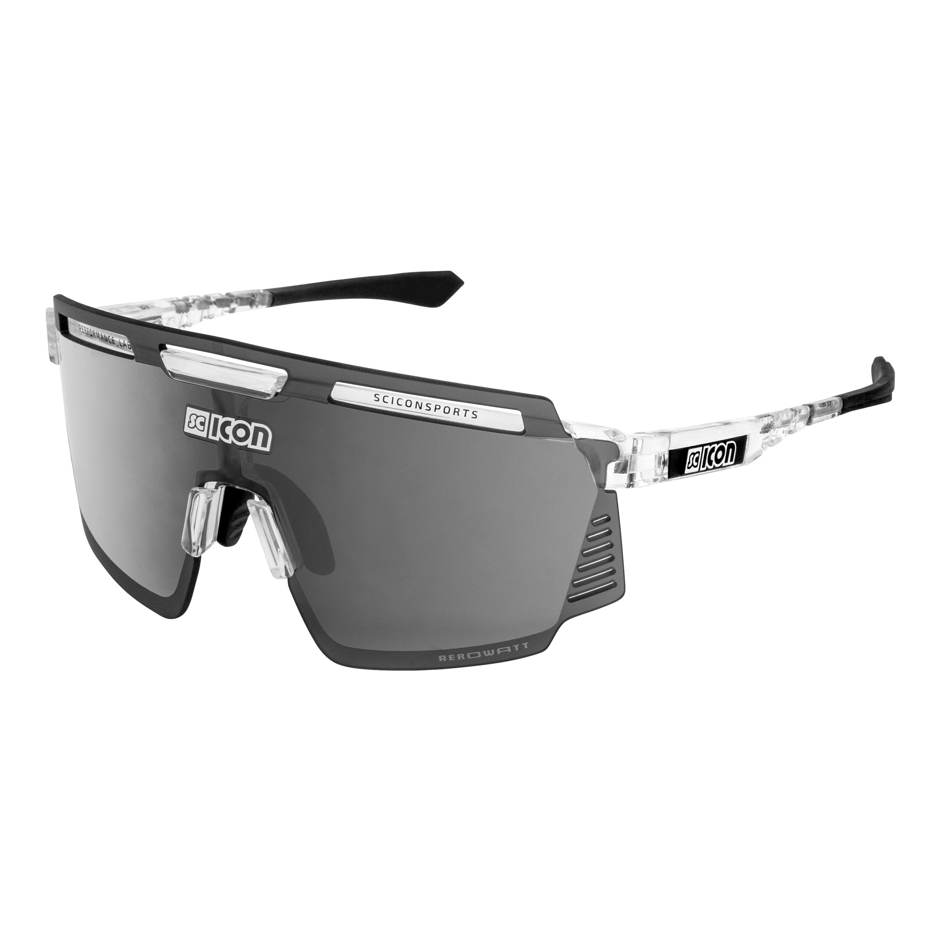 Scicon Sports - Lunette De Soleil - Sport - Aerowatt - Lunettes De Soleil - Gris|incolore - Taille Unique - Decathlon