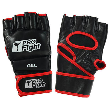 Profight MMA-Handschuhe Leder schwarz