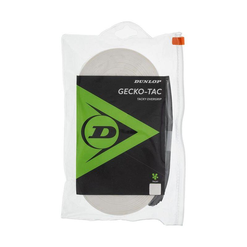 Owijki wierzchnie do tenisa Dunlop Gecko-Tac Overgrip białe 30szt.