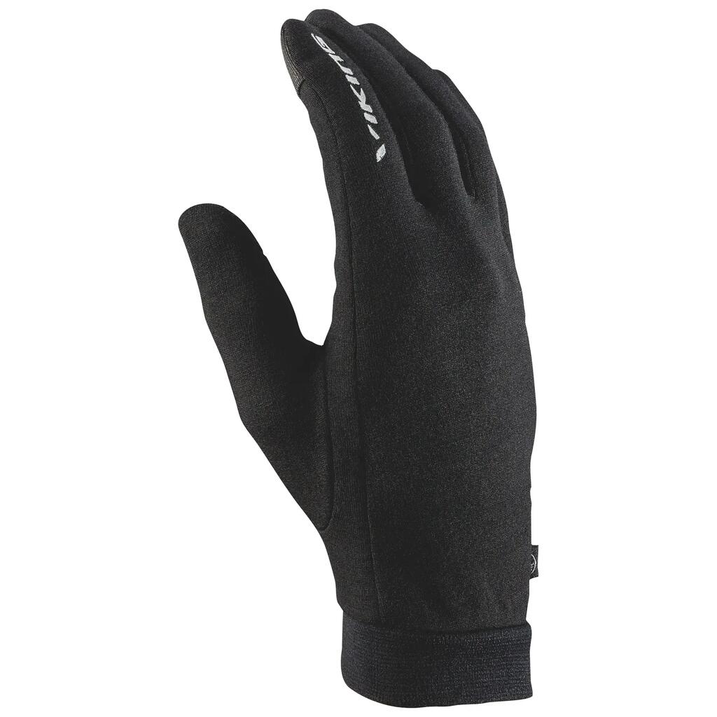 Unisex Adult Alfa Merino Wool Gloves (Black)