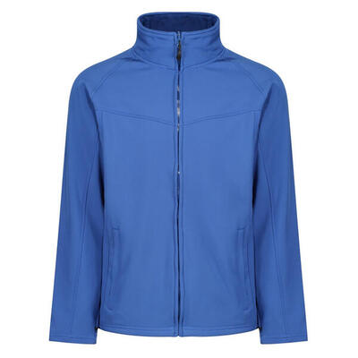 Heren uproar softshell windbestendige fleece vest (rood/grijs)