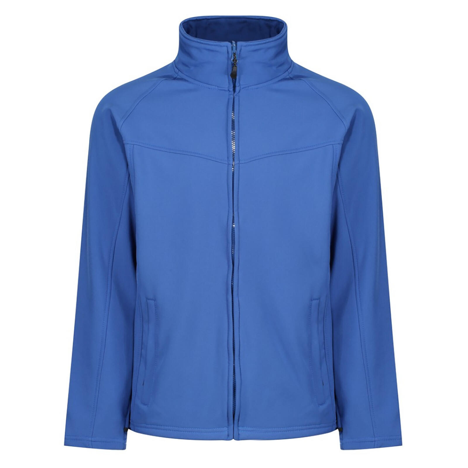 Uproar Mens Softshell Wind Resistant Fleece Jacket (Royal Blue) 1/4
