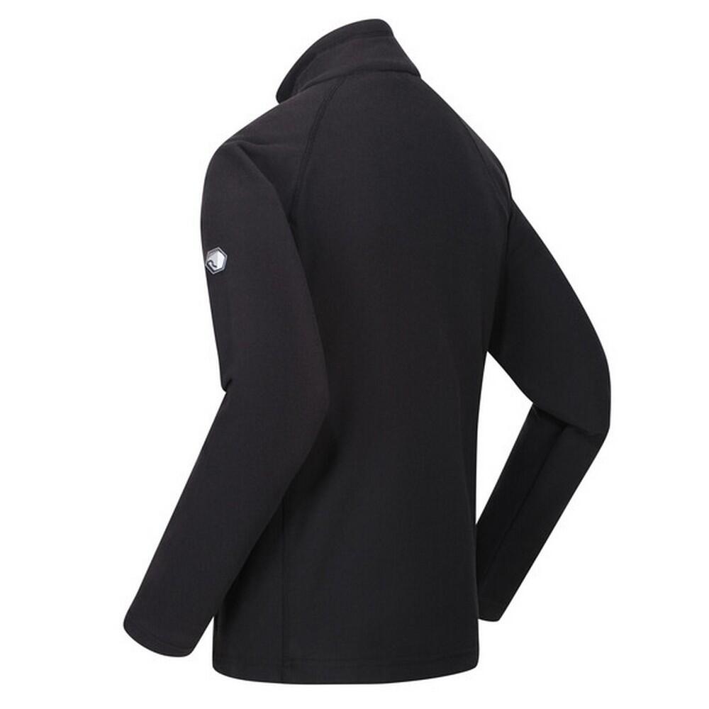 Great Outdoors Mens Kenger Half Zip Honeycomb Fleece (Ash) 4/5