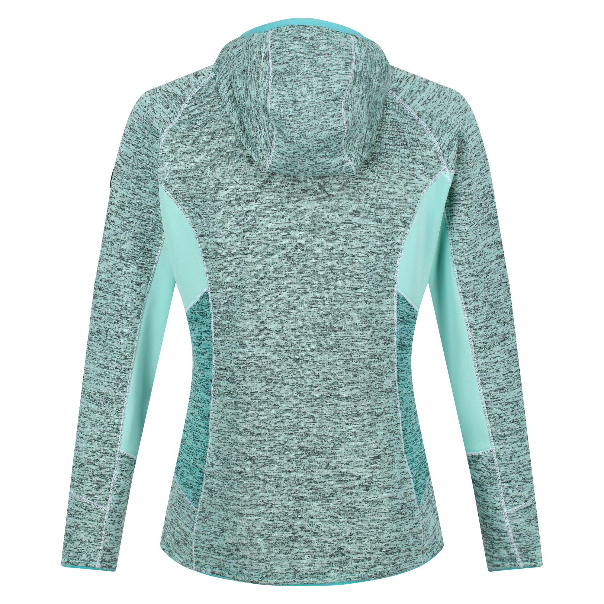 Women's WALBURY fleece jacket (Pale turquoise / Bright turquoise)