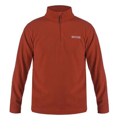 Geweldig voor buiten heren thompson half zip fleece sweater (bruin)
