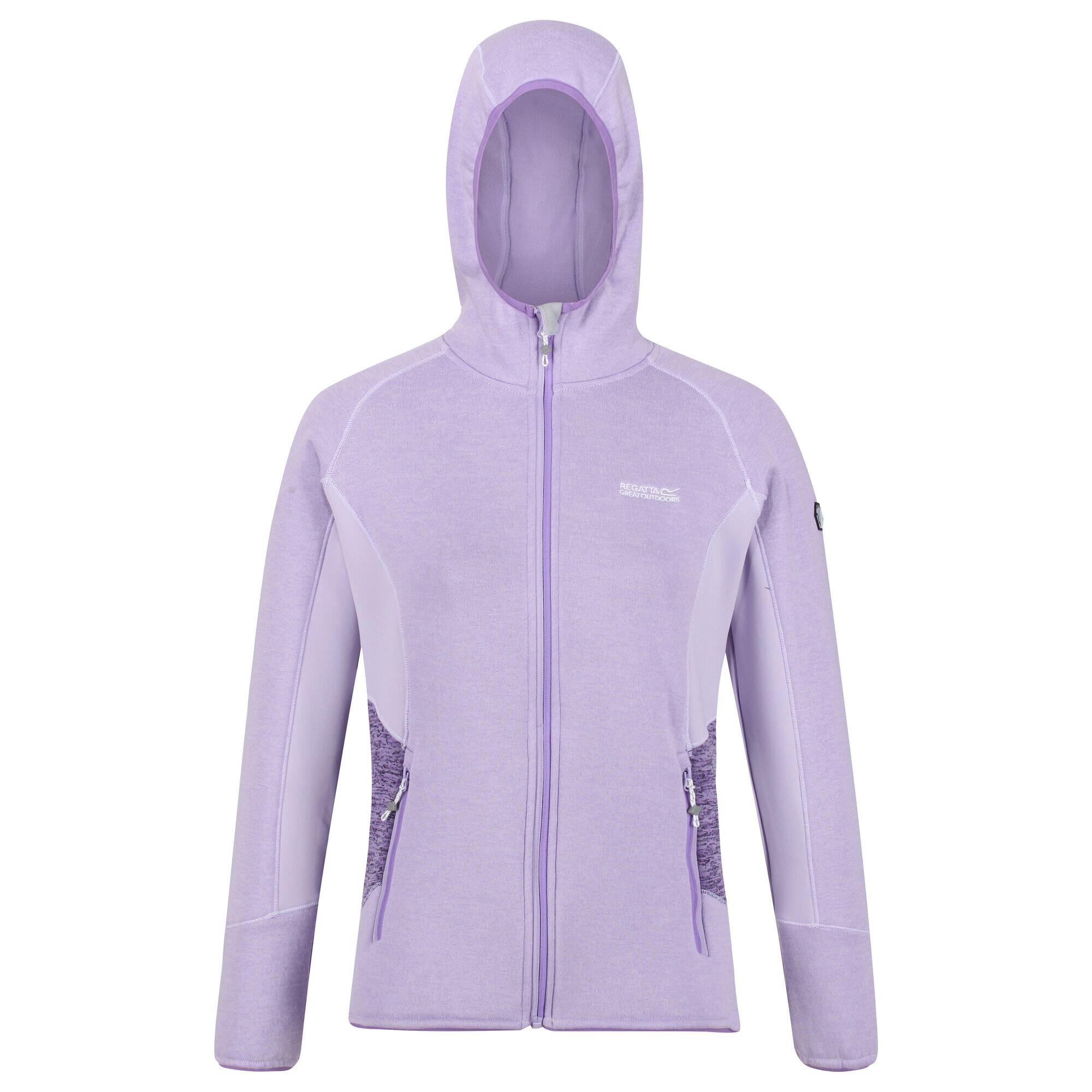 Womens/Ladies Walbury III Full Zip Fleece Jacket (Pastel Lilac/Light Amethyst) 1/5