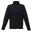 Heren Micro Zip Turtle Neck Fleece Sweater (Zwart)