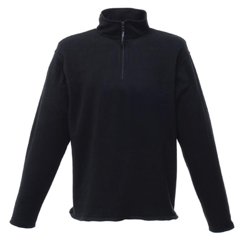 Top forro polar cuello cremallera Modelo Micro hombre caballero Negro