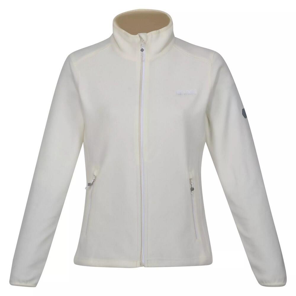 REGATTA Womens/Ladies Floreo IV Full Zip Fleece Jacket (Polar Bear)