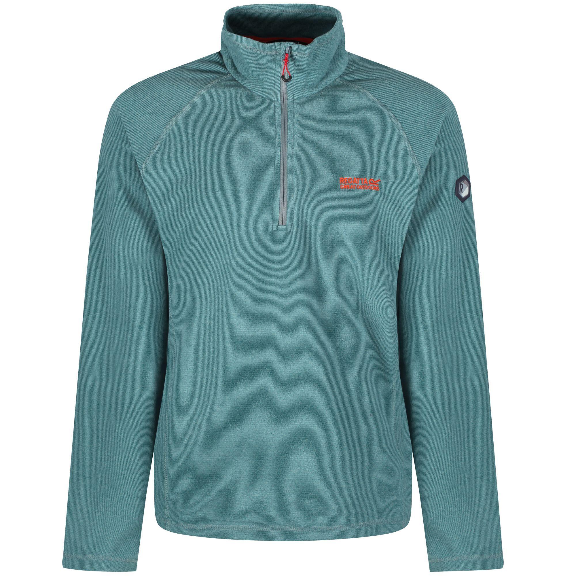 REGATTA Great Outdoors Mens Montes Fleece Top (Moroccan Blue)