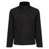 Heren Plain Micro Fleece Full Zip Vest (Lite Laag) (Zwart)