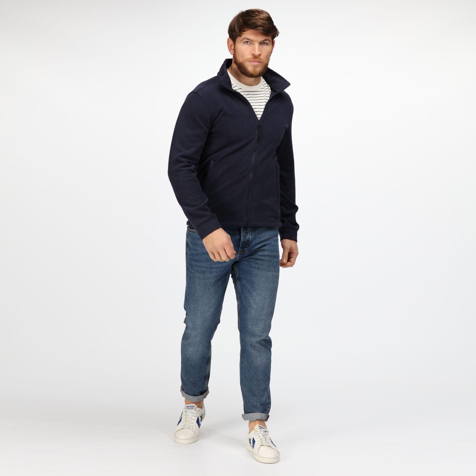 Men's fleece jacket (Navy)