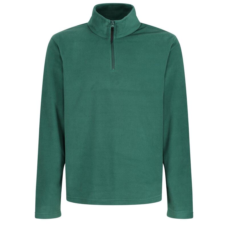 Top forro polar cuello cremallera Modelo Micro hombre caballero Verde botella