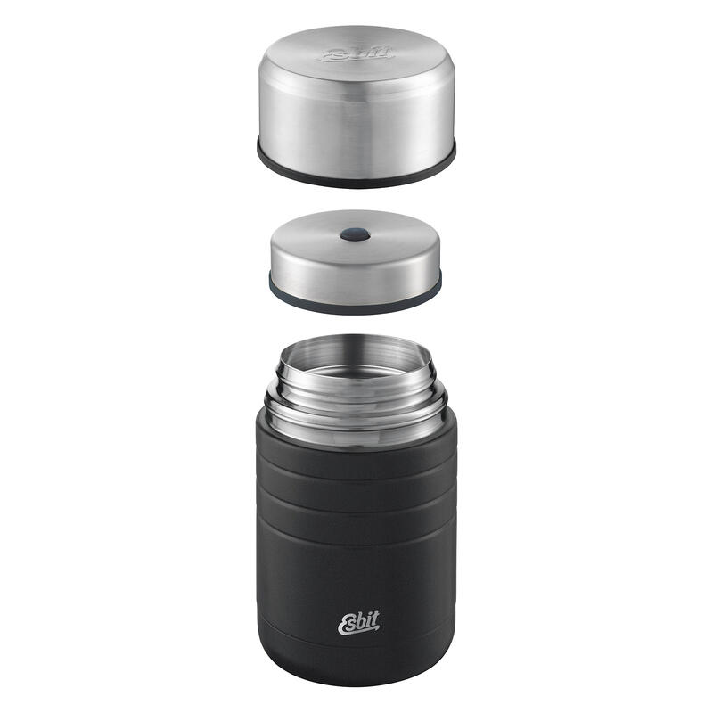 Termos inox pentru mancare Esbit Majoris FJ800TL-DG, negru, 0.8 litri
