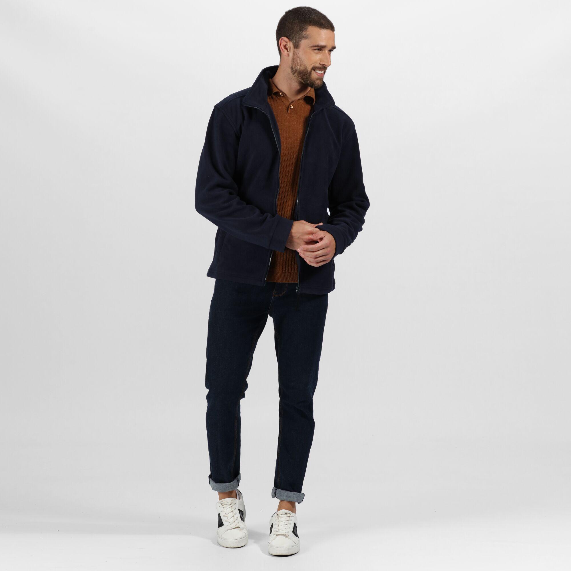 Mens Thor 300 Full Zip Fleece Jacket (Navy) 4/5