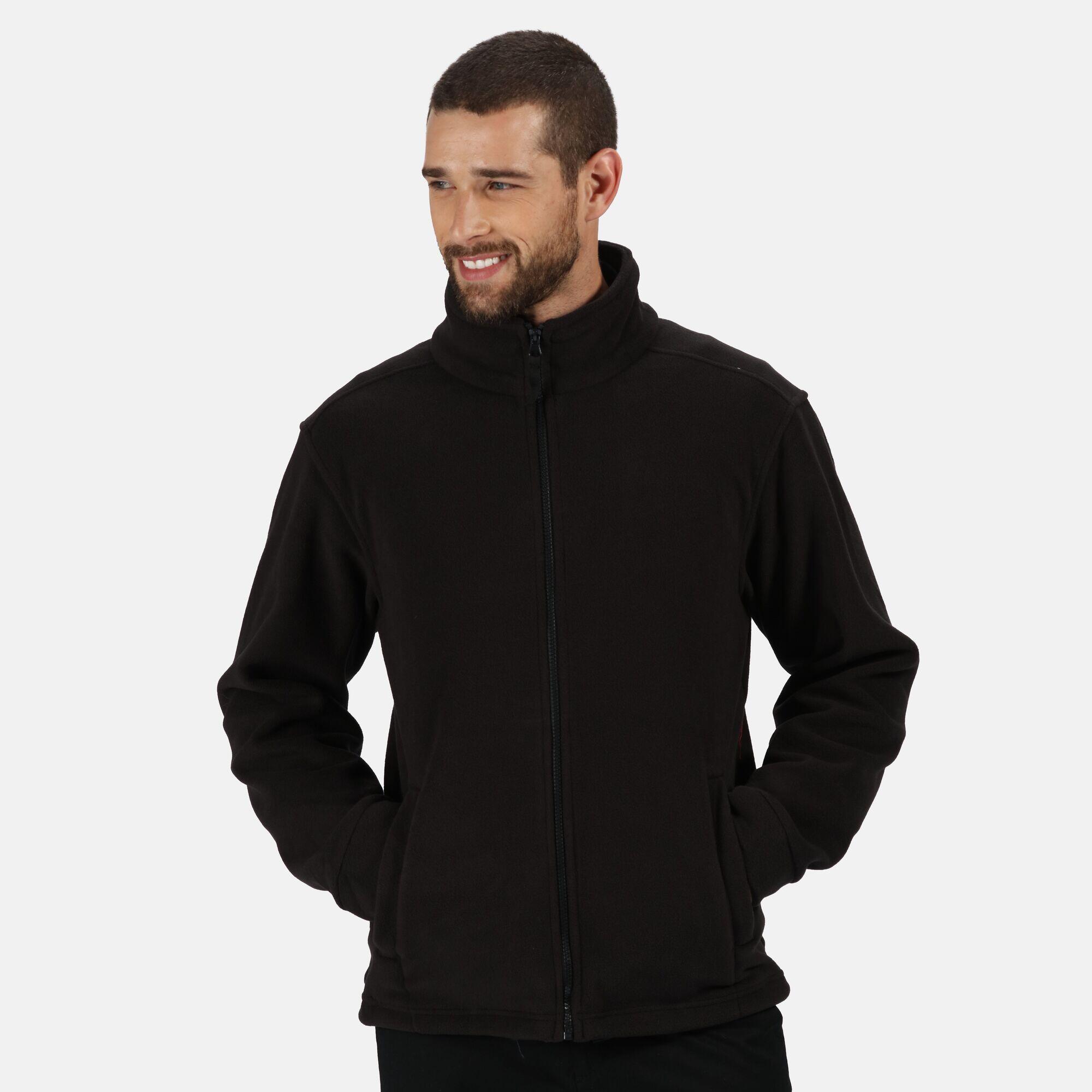 Mens Thor 300 Full Zip Fleece Jacket (Black) REGATTA | Decathlon