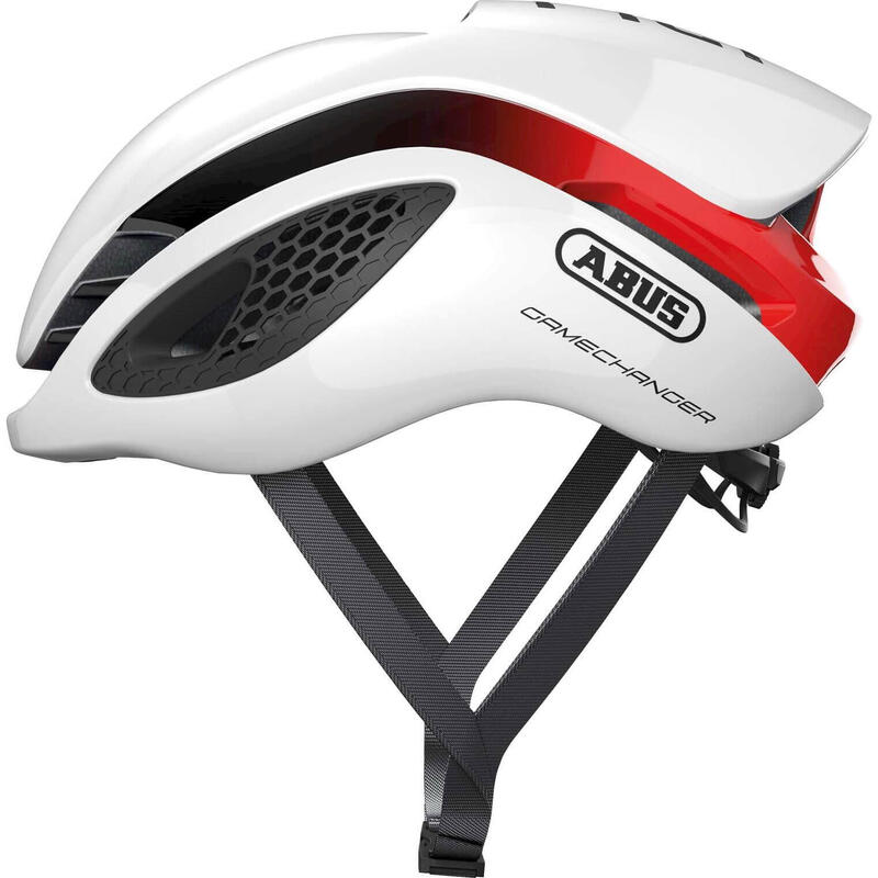 Helm Gamechanger White Red M 52-58 Cm