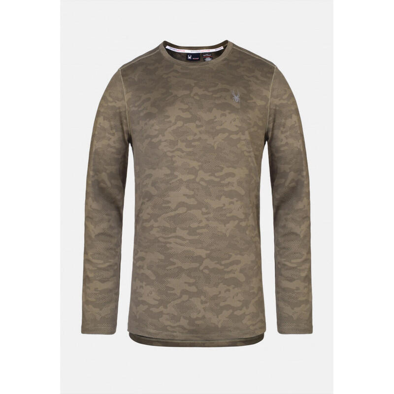 T-shirt avec imprimé "Camouflage" à manches longues pour homme