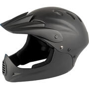 Casco biciclette in discesa UNISEX ABS MAT NERA Dimensioni 58-61 cm/L