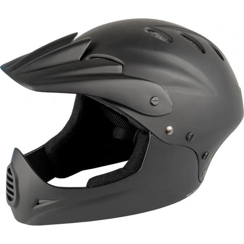 M-Wave casque de vélo Downhill unisex ABS mat noir