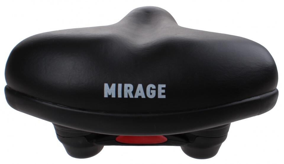 Mirage Zadel Soft Elastomeer Zwart voor Stadsfietsen 3/6