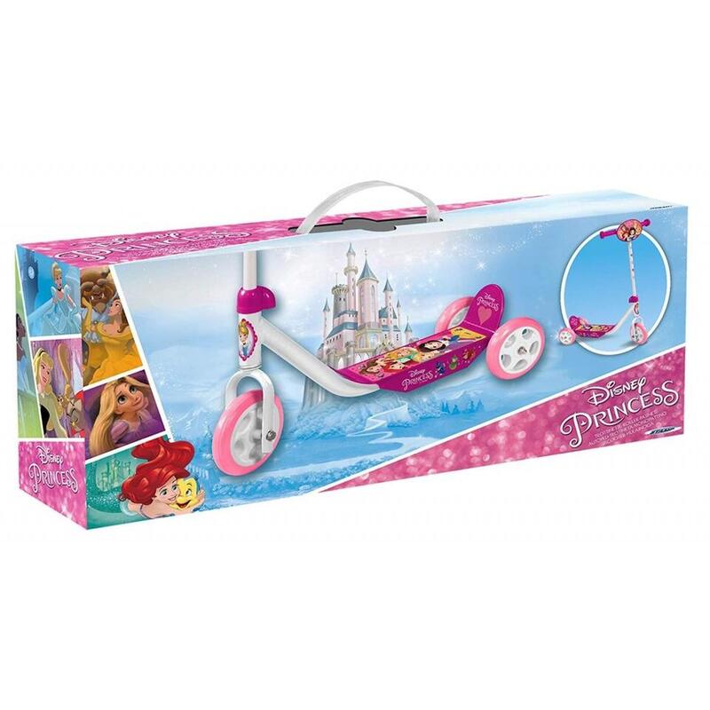 Trotineta Stamp Disney Princess, 3 roti, ghidon reglabil,platforma antiderapanta